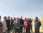نائب محافظ الجيزة يتفقد المنطقة الصناعية فى مركز العياط
