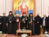 بطريرك الأقباط الكاثوليك ورئيس أساقفة مارسيليا يزوران البابا تواضروس