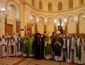 بطريرك الأقباط الكاثوليك يشارك فى القداس الإلهى ببازيليك السيدة العذراء مصر الجديدة