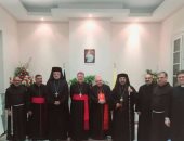 بطريرك الأقباط الكاثوليك يشارك في استقبال رئيس أساقفة مرسيليا بالمطرانية اللاتينية بمصر الجديدة