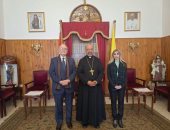 بطريرك الأقباط الكاثوليك يستقبل الأمين العام لمجلس كنائس الشرق الأوسط 