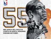 NBA أفريقيا تطلق جائزة "ديكمبي موتومبو" الإنسانية السنوية وتتبرع بـ 55 ملعبًا في القارة