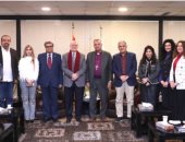 رئيس الطائفة الإنجيلية فى مصر يستقبل الأمين العام لمجلس كنائس الشرق الأوسط