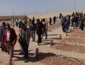 المئات يشييعون جثمان سائق مستشار محافظ جنوب سيناء.. فيديو وصور