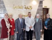 مدير تعليم سوهاج يفتتح المعرض الخيرى لمؤسسة أهل مصر للتنمية وخدمه المجتمع
