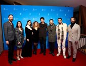 فريق عمل "سيرة أهل الضي" على السجادة الحمراء لمهرجان برلين السينمائى