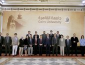 رئيس جامعة القاهرة يستقبل رئيس الجمعية المصرية الكورية للتنمية KEDA 