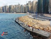 "بتمطر والشمس طالعة".. أغرب نوة بالإسكندرية أجواء قارسة البرودة تزامنا مع نوة الشمس الصغرى