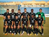 محمد إبراهيم يسجل الهدف الأول للبنك الأهلى في شباك بيراميدز بالدقيقة 4