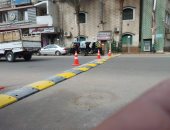 محافظ كفر الشيخ يستجيب للأهالى بتركيب مطب صناعى بشارع بورسعيد فى مدينة بيلا