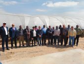 وزيرا الثروة الحيوانية والرى فى زامبيا يتفقدان مزرعة تصدير الحاصلات البستانية بالنوبارية