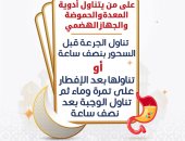 وزارة الصحة تكشف مواعيد تناول أدوية الحموضة والجهاز الهضمى فى رمضان