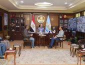 محافظ كفر الشيخ يناقش أعمال المرحلة الثالثة من مشروع تطوير بحيرة البرلس