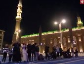 بث مباشر لصلاة العشاء والتراويح من مسجد الحسين على قناة الحياة