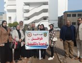 جامعة دمنهور تواصل تقديم خدماتها المجتمعية وتطلق قافلة تنموية بقرية المسين