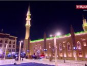 بث مباشر لصلاة العشاء والتراويح من مسجد الحسين على قناة الحياة
