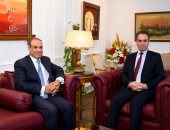 وزير الخارجية يلتقى مع رئيسى المجلس الأعلى للإعلام والهيئة الوطنية للإعلام