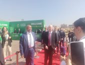 وصول إنفانتينو إلى مقر عمومية الاتحاد الأفريقى لكرة القدم