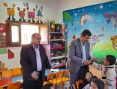 مدير تعليم سوهاج يتابع انتظام الدراسة بمدرسة نجع ونينة البحرى