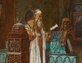 عرض لوحة "الصلاة فى المسجد الأخضر" للمستشرق أرنست للبيع