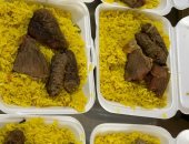 مطبخ الخير بقرية زاوية جروان فى المنوفية يواصل مبادرة "إفطار صائم" للعام الـ15 على التوالى.. أحد المشاركين: نوزع 450وجبة على الأسر المستحقة بمشاركة 80 شابا وفتاة.. وقمنا نحرنا 3 ذبائح حتى الآن من التبرعات.. صور