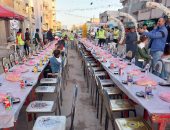 مائدة طولها 1000 متر.. إفطار جماعي بدمياط الراعى الرسمى للاحتفال بشهر رمضان