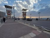 أمطار خفيفة وأجواء خماسينية بالإسكندرية.. وغدا انخفاض فى درجات الحرارة.. فيديو