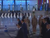 الرئيس السيسى يستمع لشرح من رئيس الهيئة الهندسية بشأن أعمال تطوير مسجد السيدة نفيسة..صور