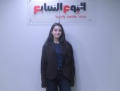 ياسمينا العبد ضيفة تليفزيون اليوم السابع للحديث عن كواليس مسلسل لام شمسية.. صور