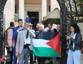 وقفه احتجاجية بالمحامين تنديدا بالحرب على غزة
