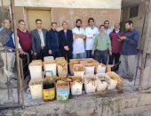 ضبط أكثر من طن ملوحة فاسدة فى حملة على الأسواق والمحلات بسوهاج