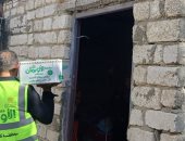 توزيع كراتين مواد غذائية على 25 قرية بكفر الشيخ