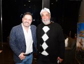 إدوراد وسليمان عيد ومحمد رضوان فى العرض الخاص لفيلم فار بـ 7 ترواح