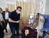 وزير الصحة ومحافظ المنيا يتفقدان مستشفى العدوة المركزي