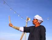 "التحطيب" أبرز ألعاب الكبار فى الصعيد خلال عيد الفطر.. صور