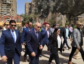 محافظ القاهرة يتفقد الحديقة الدولية وسط إقبال كبير فى أول أيام عيد الفطر