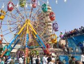 توافد المواطنين على الحدائق والمتنزهات وضفاف نهر النيل فى ثانى عيد الفطر بدسوق