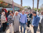 في ثالث أيام العيد.. جولة لرئيس الخدمات البيطرية بحديقة الحيوان ببني سويف