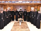 البابا تواضروس يلتقى طلاب السنة النهائية بالكلية الإكليريكية بالأنبا رويس