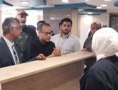 وفد وزارة الصحة يتفقد مستشفى العريش العام ويتابع أعمال التطوير
