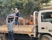 غلق 6 محلات ورفع 800 حالة إشغال طريق بأحياء الإسكندرية