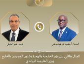 اتصال هاتفي بين وزير الخارجية والهجرة ونظيره الرواندي 