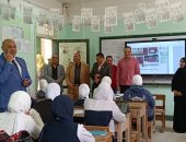 وكيل تعليم الدقهلية يتفقد عددا من المدارس فى أول يوم دراسة بعد إجازة العيد