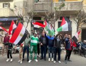 أهالى الحضرة بالإسكندرية يحتشدون للتوجه إلى رفح لدعم القضية الفلسطينية