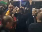 تجمعات حاشدة بالآلاف فى كفر الشيخ يتجهون لرفح لدعم القضية الفلسطينية.. فيديو