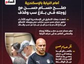 أمام النيابة بالإسكندرية.. صلح حسام حسن مع زوجته فى بلاغ سب وقذف.. إنفوجراف