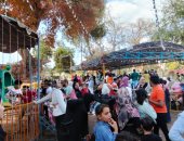 أكبر عدد للزوار خلال الـ 30 عاما الأخيرة.. حدائق القناطر الخيرية استقبلت 100 ألف زائر فى أيام العيد