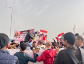 آلاف المصريين من العريش يعلنون رفضهم تهجير الفلسطينيين.. فيديو وصور