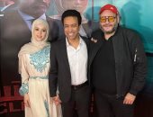 سامح حسين أول حضور العرض الخاص لفيلم استنساخ