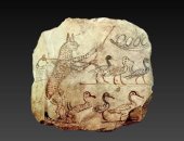 الساركزم الفرعونى.. نقش ساخر لقطة ترعى الأوز